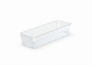 Storage box SmartStore Compact Black 30x10cm transparent