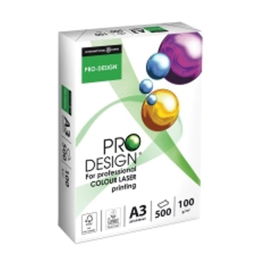 Kopieringspapper Pro Design A3 100g 500st/fp
