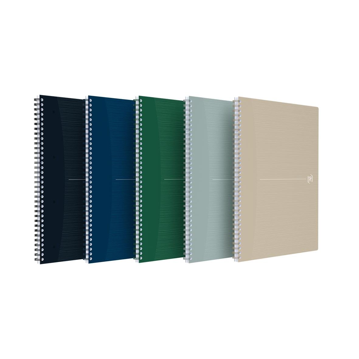 Kollegieblock Oxford Origins Linjerat 70 Blad Svart A4+ 90g