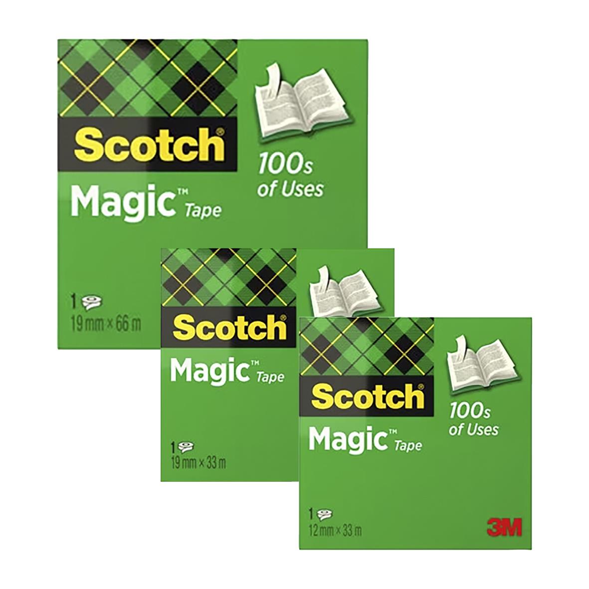 Dokumenttejp Scotch Magic 810 12mm x 33m