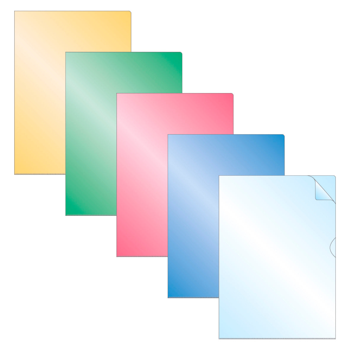 Aktmapp PP 0,18mm transparent A4