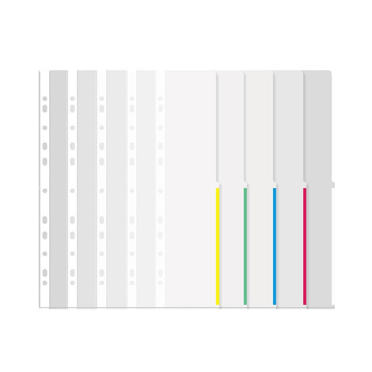 Signalficka PP 0,12mm vit A4