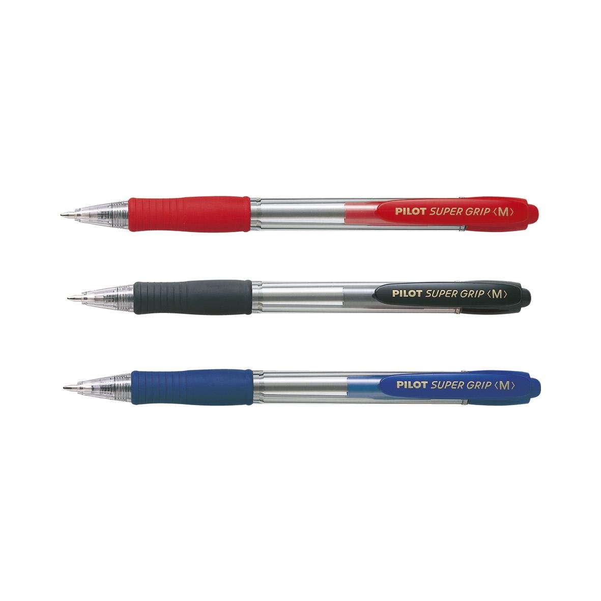 Kulspetspenna Pilot Supergrip Svart 1.0