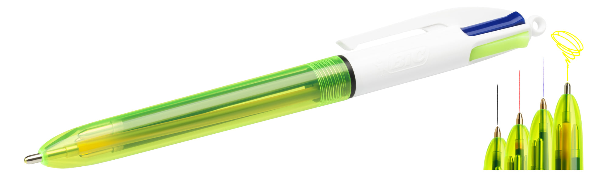 Kulspetspenna Bic Flou 4-Färg