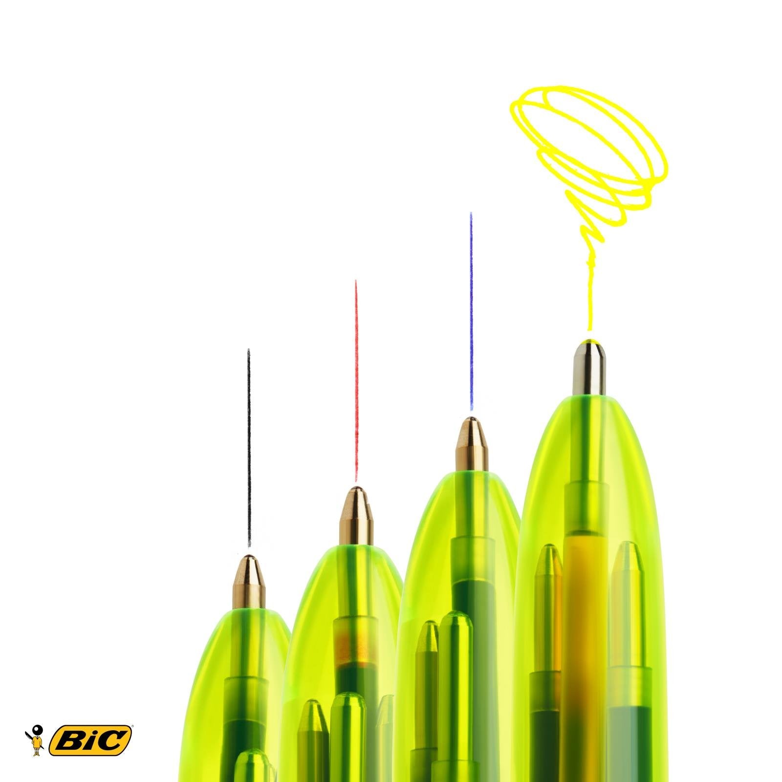 Kulspetspenna Bic Flou 4-Färg