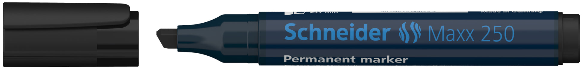 Märkpenna Schneider Maxx 250 Skuren Svart 2/7mm