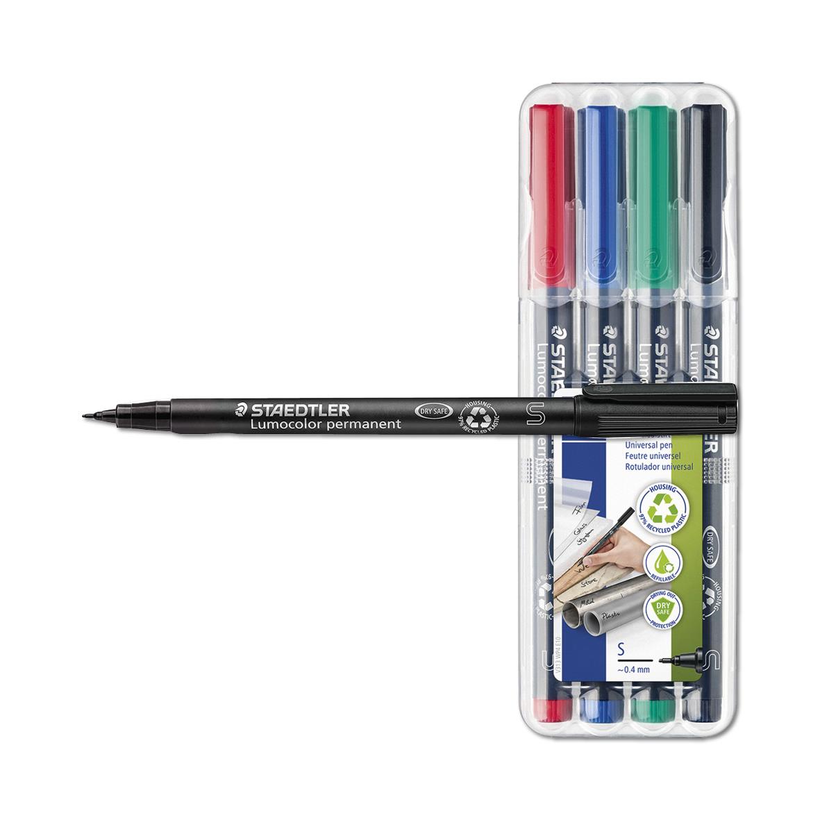 Universalpenna Staedtler Lumocolor 313 Permanent Svart 0,4mm