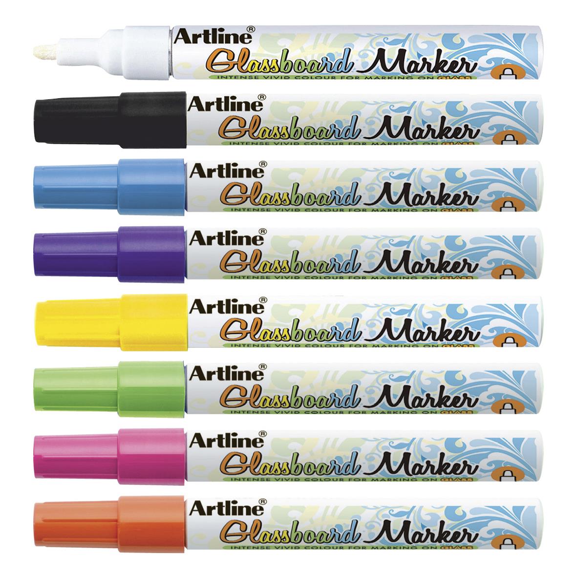 Glasboardmarker Artline EPG-4 Vit 2mm