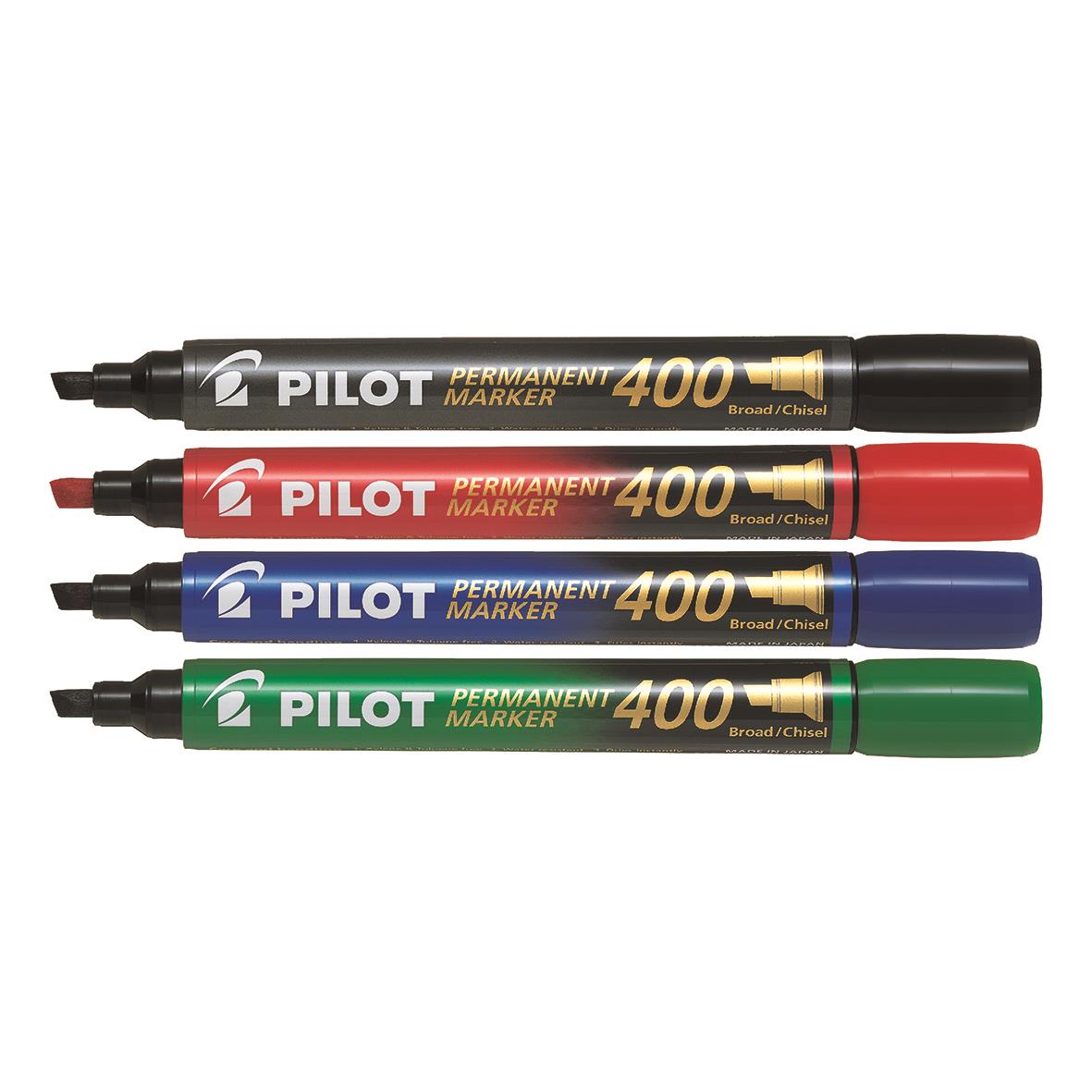 Märkpenna Pilot 400 Skuren Permanent Svart 2-5mm