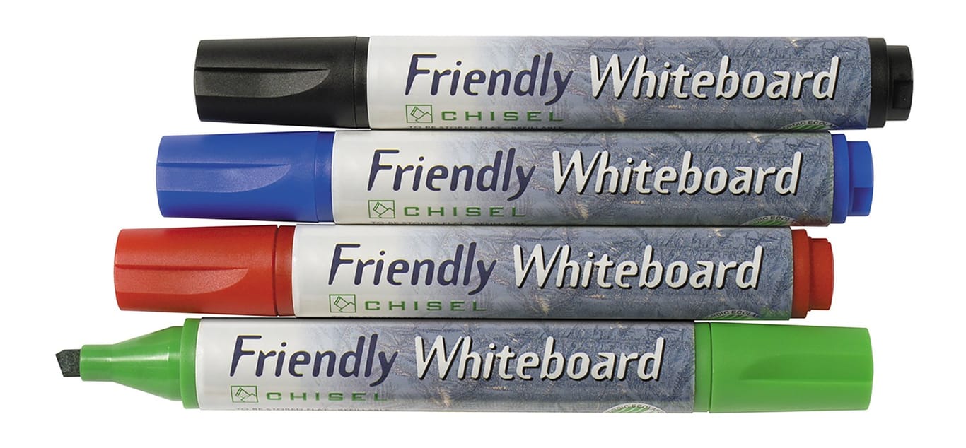 Whiteboardpenna Friendly Snedskuren Svart 2-5mm