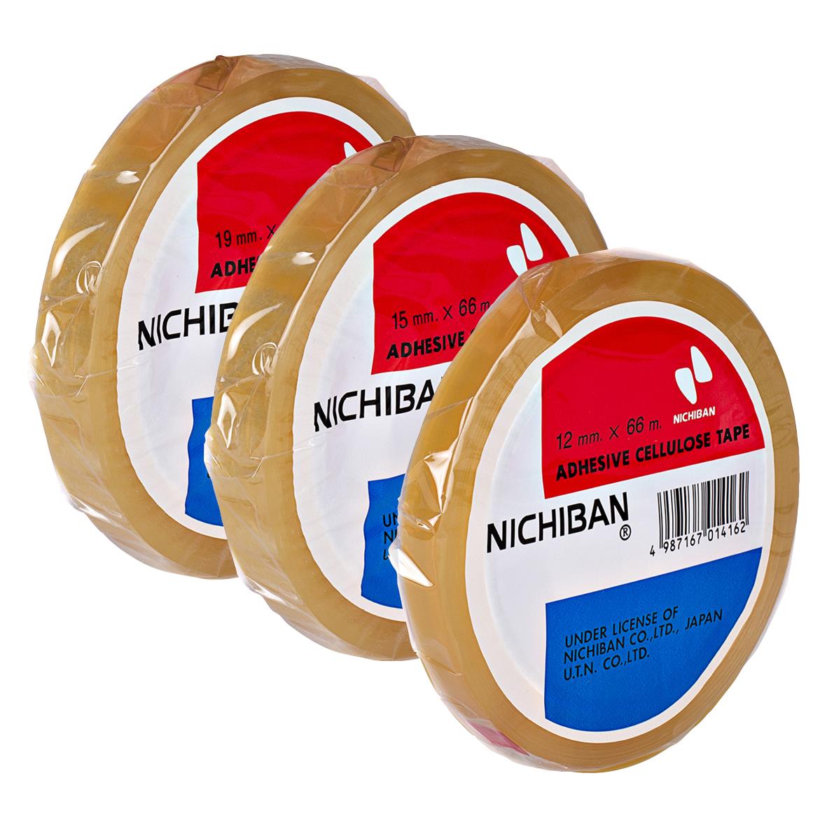Kontorstejp Nichiban 901 Cellofan 12mm x 66m