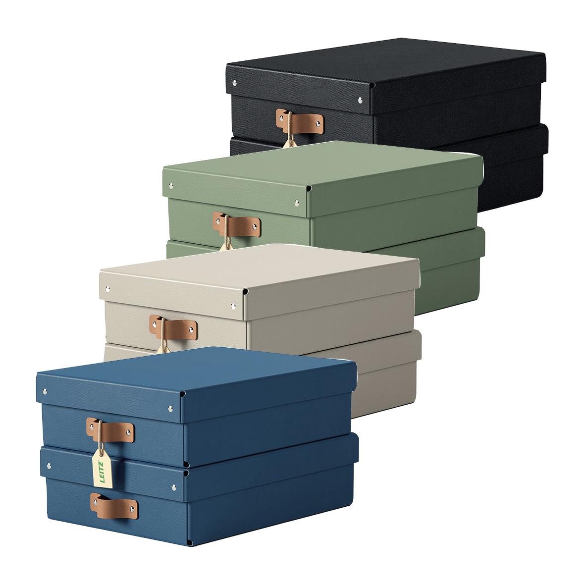 Förvaringslåda Leitz Puro Låg Svart 8L 270x100x370mm