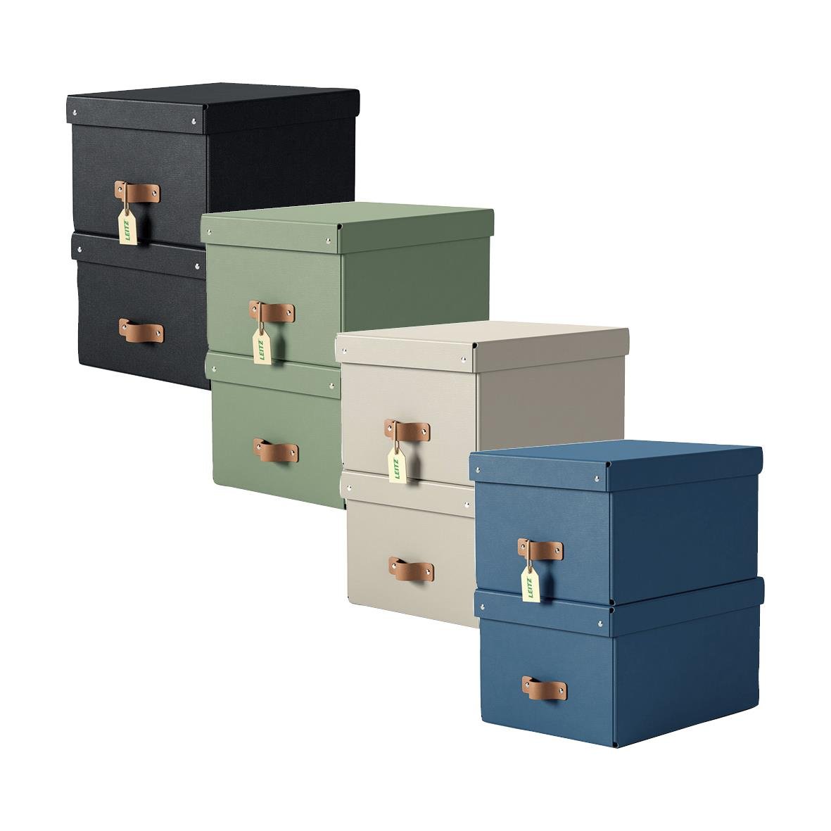 Förvaringslåda Leitz Puro Hög Svart 17L 270x200x370mm