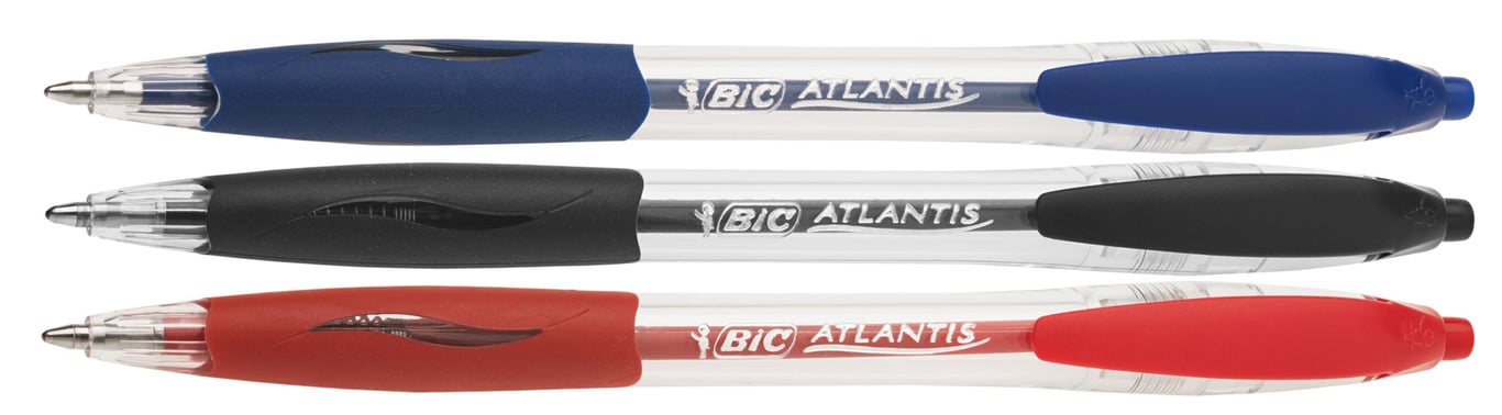 Kulspetspenna Bic Atlantis Svart Medium
