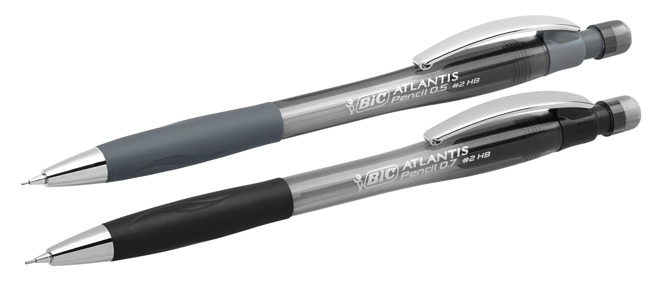 Stiftpenna Bic Velocity ljusgrå 0,5