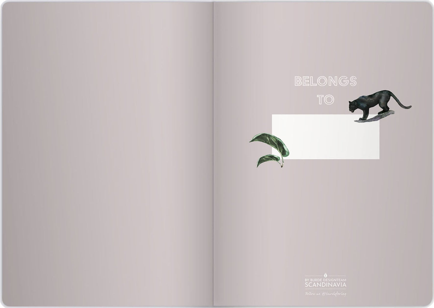 Notebook Burde Deluxe Panther A5