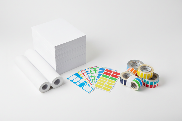 remove the sticky notes and brown labels