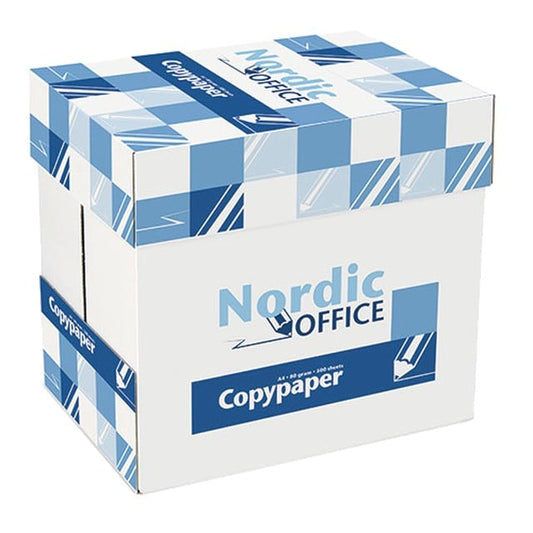 Kopieringspapper Nordic Office A4 80g Xpressb. 2500ark/fp