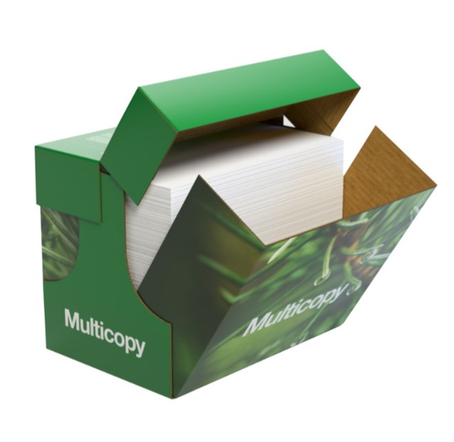 Kopieringspapper Multicopy Next A4 80g Xpressbox 2500ark/krt